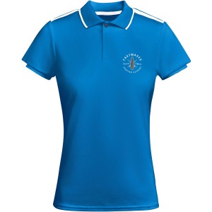 Tamil rvid ujj ni sportpl, royal blue, white (T-shirt, pl, kevertszlas, mszlas)